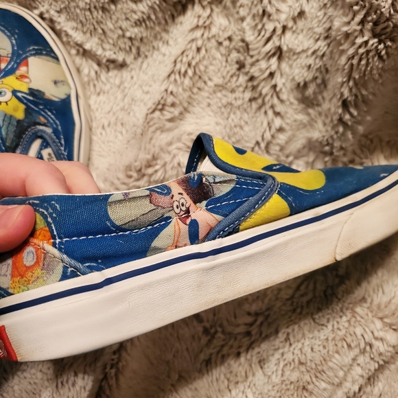 VANS Classic Slip-On SpongeBob Squarepants  Men's Size 4 Womens 5.5 - Picture 8 of 12
